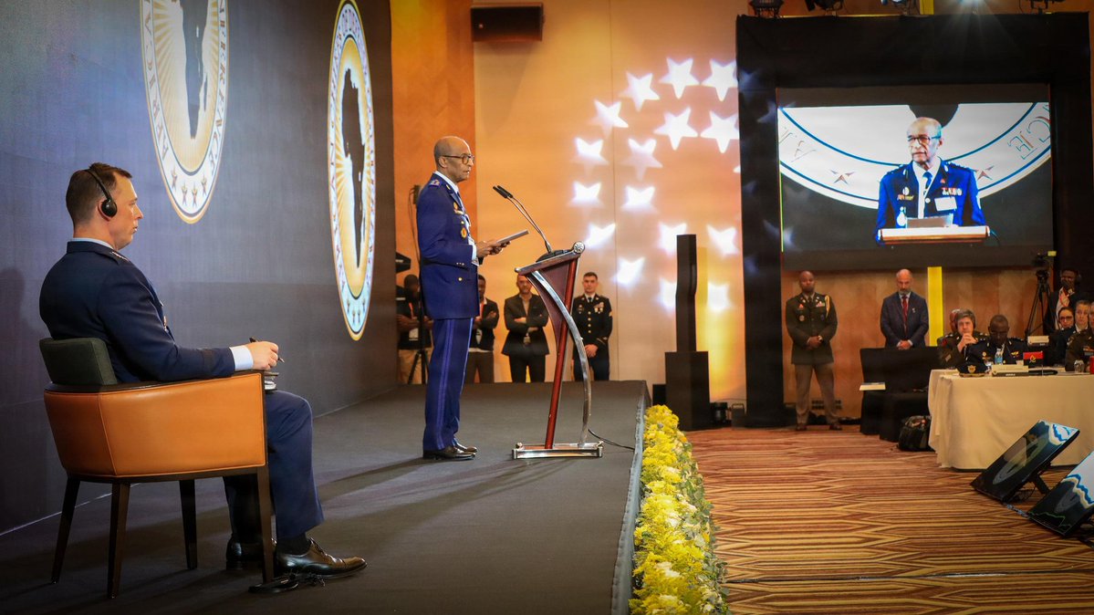 terraindustries's tweet photo. Africa's security environment is changing, and so is the nature of warfare.

At the African Chiefs of Defense Conference 2026 in Luanda, Angola, this week, our CEO @_KingNath joined U.S. Generals, including @USAfricaCommand Commander Gen. Dagvin Anderson, and more than 30 African Chiefs of Defense to discuss how African nations can adapt to the realities of drone warfare.

His message was clear: lasting peace requires building a sovereign defense industrial base that gives African nations the ability to develop, produce, and sustain the capabilities needed to secure their future.