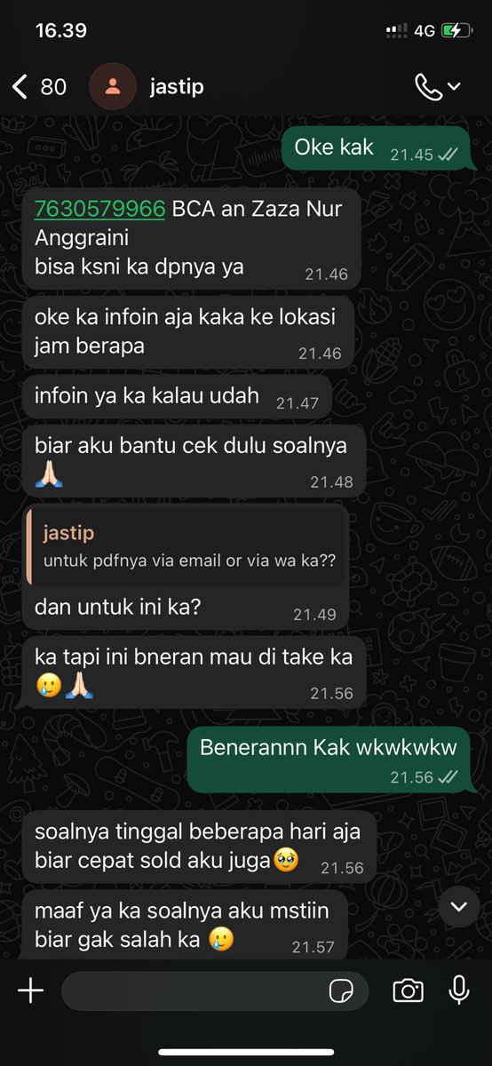 cloudymegg's tweet photo. PENIPU ATAS NAMA ZAZA NUR ANGGRAINI.

Buat kalian yang lagi cari tiket JNJM Fanmeet, please be aware sama akun ini yang jual Cat 6 di harga 1,3jt dengan dp 10%. 

Aku baru aja kena scam habis bayar dp sekarang diblock.

#wtsjnjmfanmeetjakarta #jnjmfanmeetjakarta https://t.co/PhVfJiJV7L