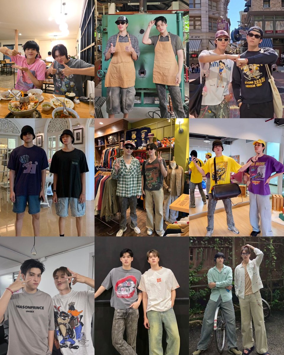 urreejk97's tweet photo. สกายนานิชอบอะไรเหมือน ๆ กันจริง สไตล์การเเต่งตัวที่เลิฟก็วินเทจเหมือนกัน บางทีเเต่งตัวเหมือนกันจนคิดว่ามานเเชร์เสื้อผ้ากันใส่อะ https://t.co/ie0IaPN930