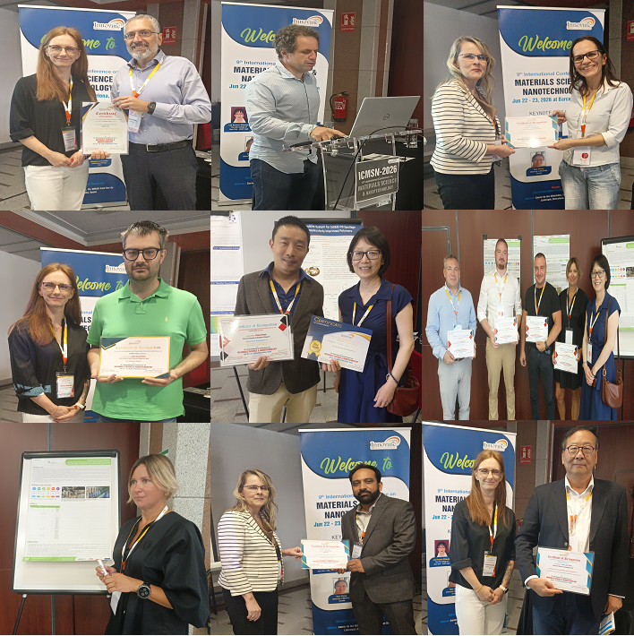 Materialss2027's tweet photo. A glimpse of our Certificate Distribution Ceremony, recognizing the outstanding contributions of our #plenaryspeakers, #speaker presenters, and participants. Thank you for making #ICMSN2026 a memorable and successful scientific event!
#ICMSN2026 #CertificateCeremony https://t.co/cTni75QADH