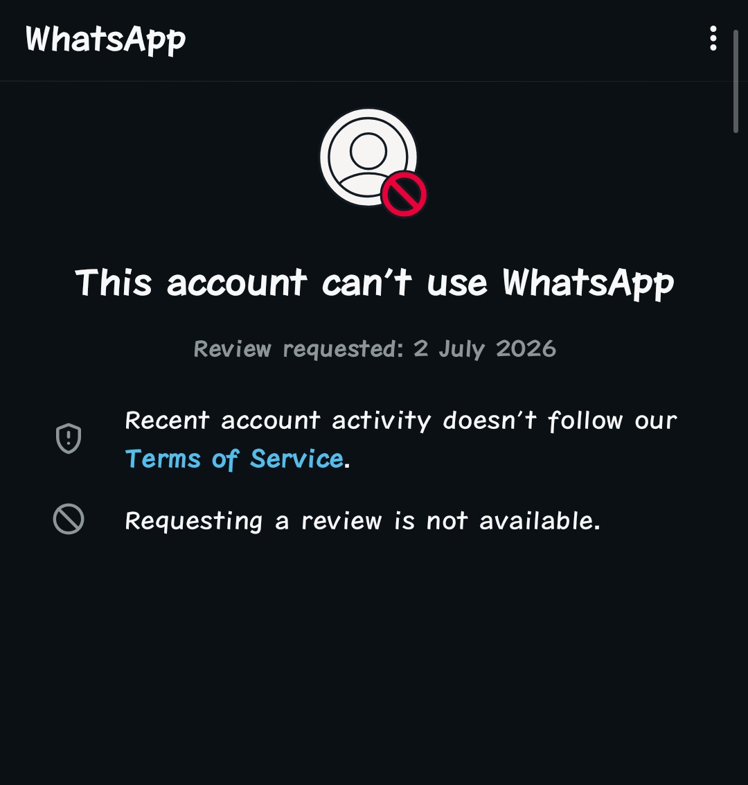 Whykkay23's tweet photo. @WhatsApp What's going on pls https://t.co/OBQzEDgw9B
