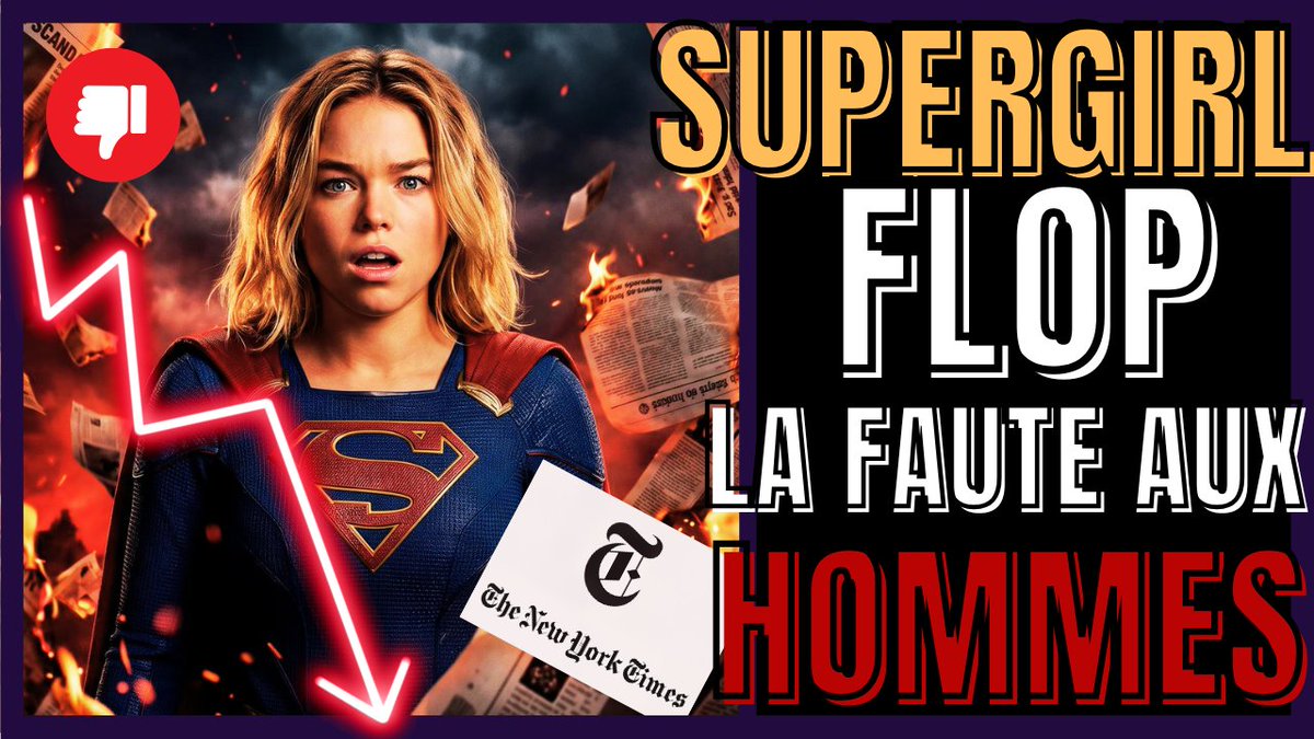 GoldoClak's tweet photo. SUPERGIRL FILM : SON ÉCHEC AU CINEMA C'EST DE LA FAUTE DES HOMMES
✨https://t.co/dOHu0RjItB✨
#Supergirl #film #mega #flop #faute #Hommes #DCstudios #WarnerBros #hollywood #USA https://t.co/Va7sNrugUr