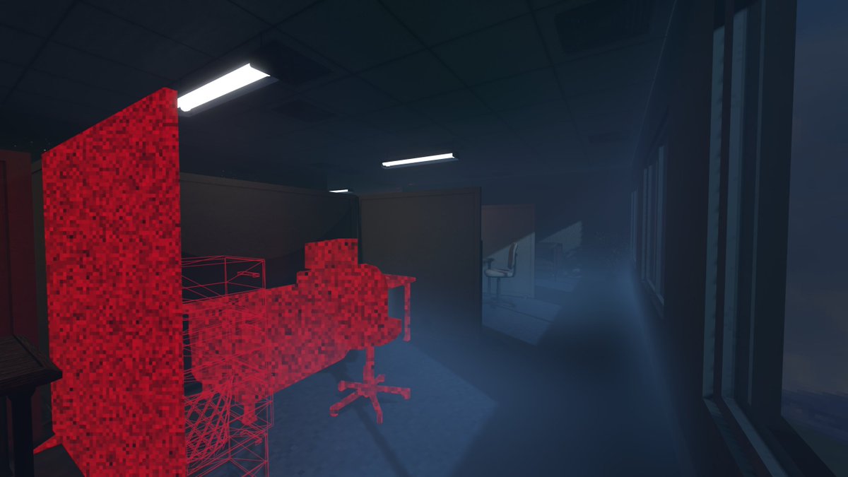 AstatineEnt's tweet photo. #gamedev #indie #godot #godotengine

Certain areas within the TERMINAL WONDERLAND are made to resemble abandoned vintage office buildings.
I had quite a lot of fun making them. https://t.co/5KWlHoPloj