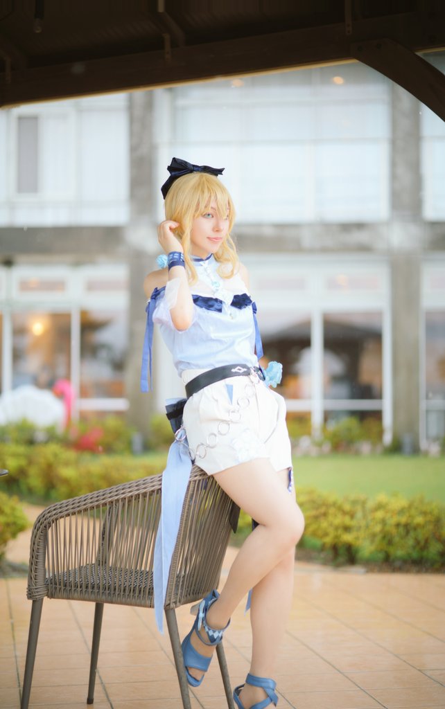 Whale_Joker's tweet photo. #鴨コス
 #チョコが見た世界

（1部衣装反転あり）

⚠︎︎Cosplay⚠︎︎
    原神 ジン  海風の夢
                      Genshin/Jean

📸 @choco82_Natsuki 様 https://t.co/Nk1tlpL1e3