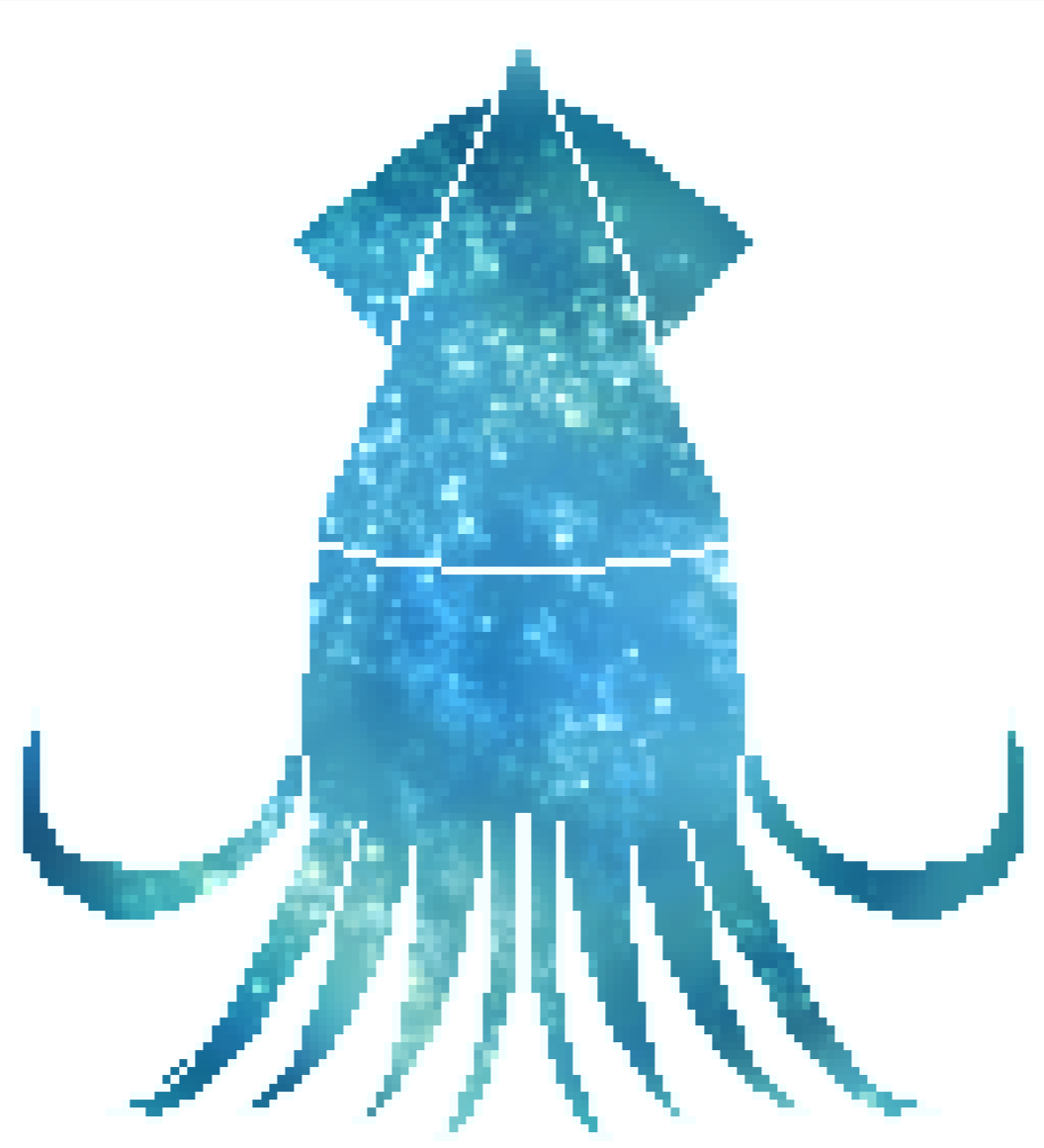 KM_5498's tweet photo. イカとタコ

＃ゲーム制作　＃ドット絵 https://t.co/6s8ddkvGcd