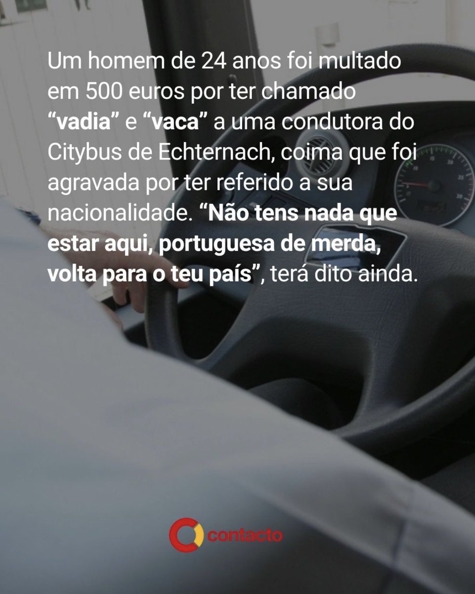 NoTimeForMore's tweet photo. Não faças aos outros o que não gostas que te façam a ti!
O que muitos portugueses estão a sofrer no Luxemburgo, devia ser suficiente para refletirem e não fazerem o mesmo com outras comunidades no nosso país! https://t.co/a8N8A95EmU