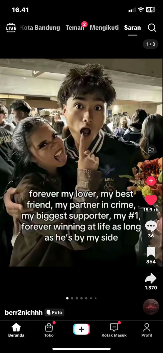 bylaptri's tweet photo. Akan gua usahakan bikin trend ini bersama dia https://t.co/jrcJKvruyS