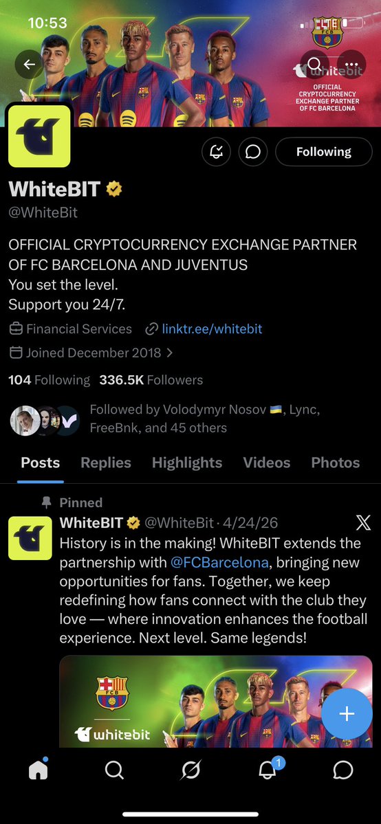 Mollygreg25's tweet photo. @volodymyr_nosov @WhiteBit @betawyn 
@ms_Leora1 

Thanks for the opportunity https://t.co/lPB50gOErs