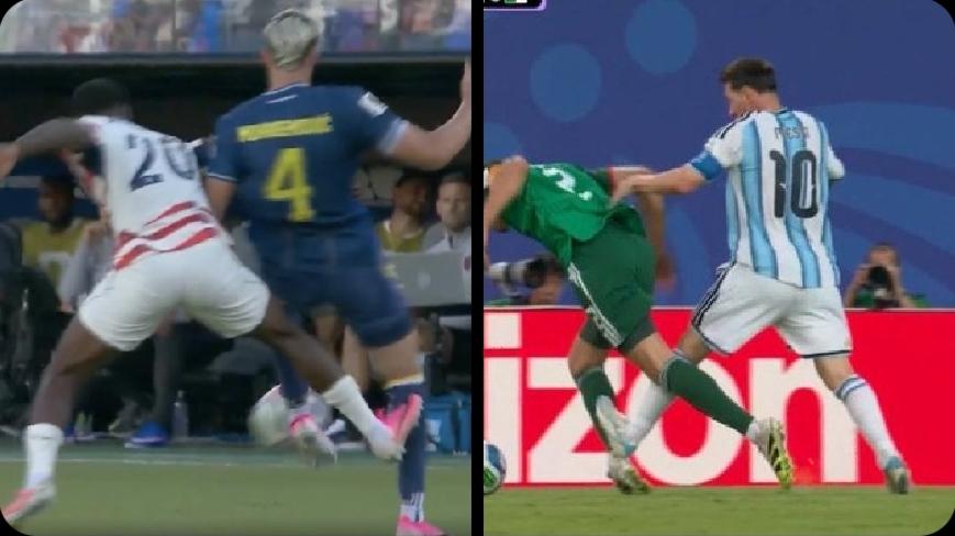 johnaokane74's tweet photo. Dont tell me Messi isn't treated differently 😤 🤣🤣 https://t.co/hEqFB7fk5d