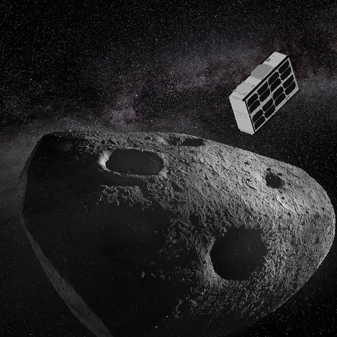 Ramses CubeSat approaching asteroid Apophis