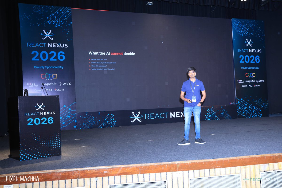 CatalystByZoho's tweet photo. Lovely to be back here @ReactNexus 🥳

Drop by our booth and stand a chance to win some cool gadgets! 😎

#devmeet #developers #reactnexus #bengaluru #catalystslate #frontend https://t.co/tp63Jzwb04