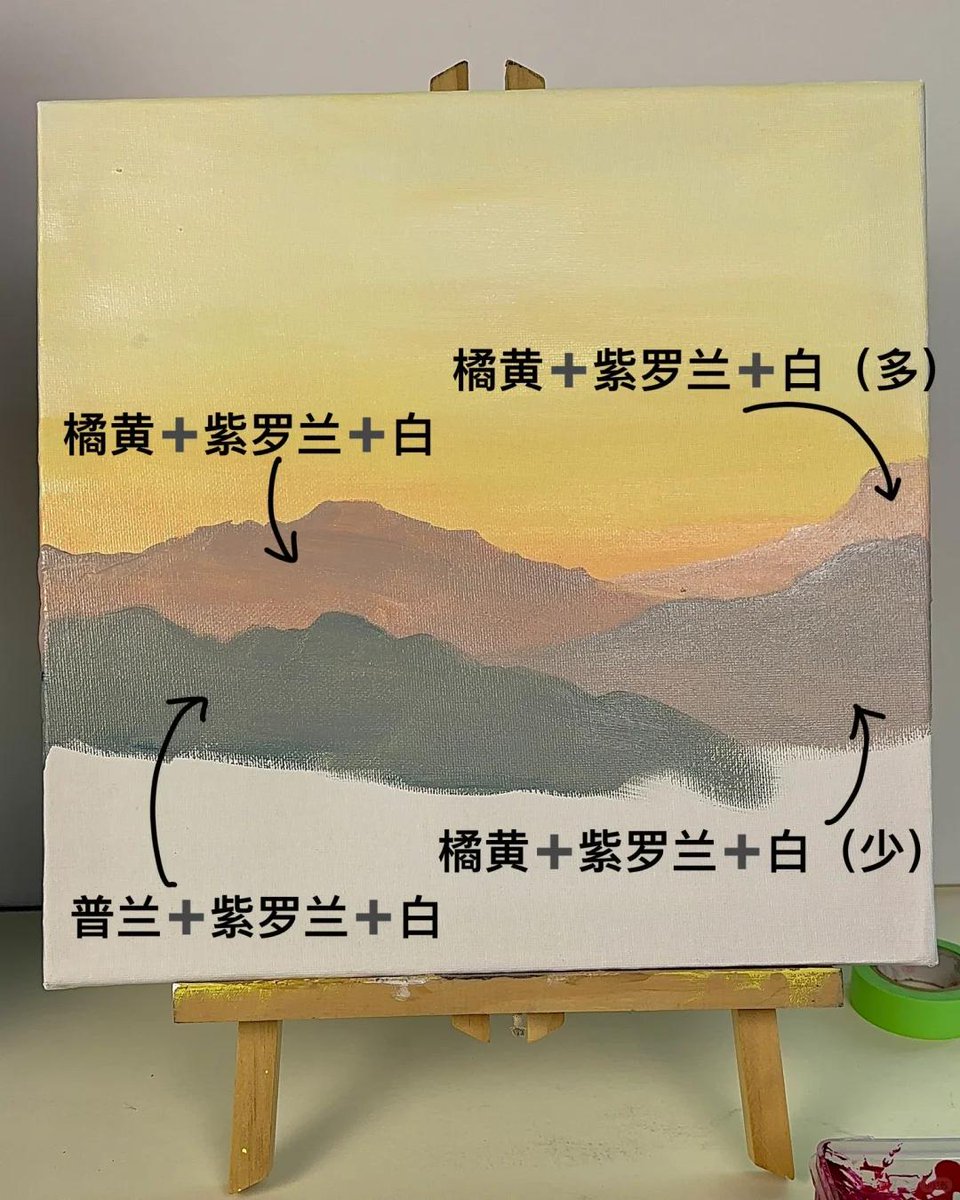 nylson25's tweet photo. Escape the daily grind with a 1-hour watercolor workshop this Saturday! Paint a tiny sunset scene, no experience needed—just bring your curiosity and enjoy the process. https://t.co/6umU0FCNrX