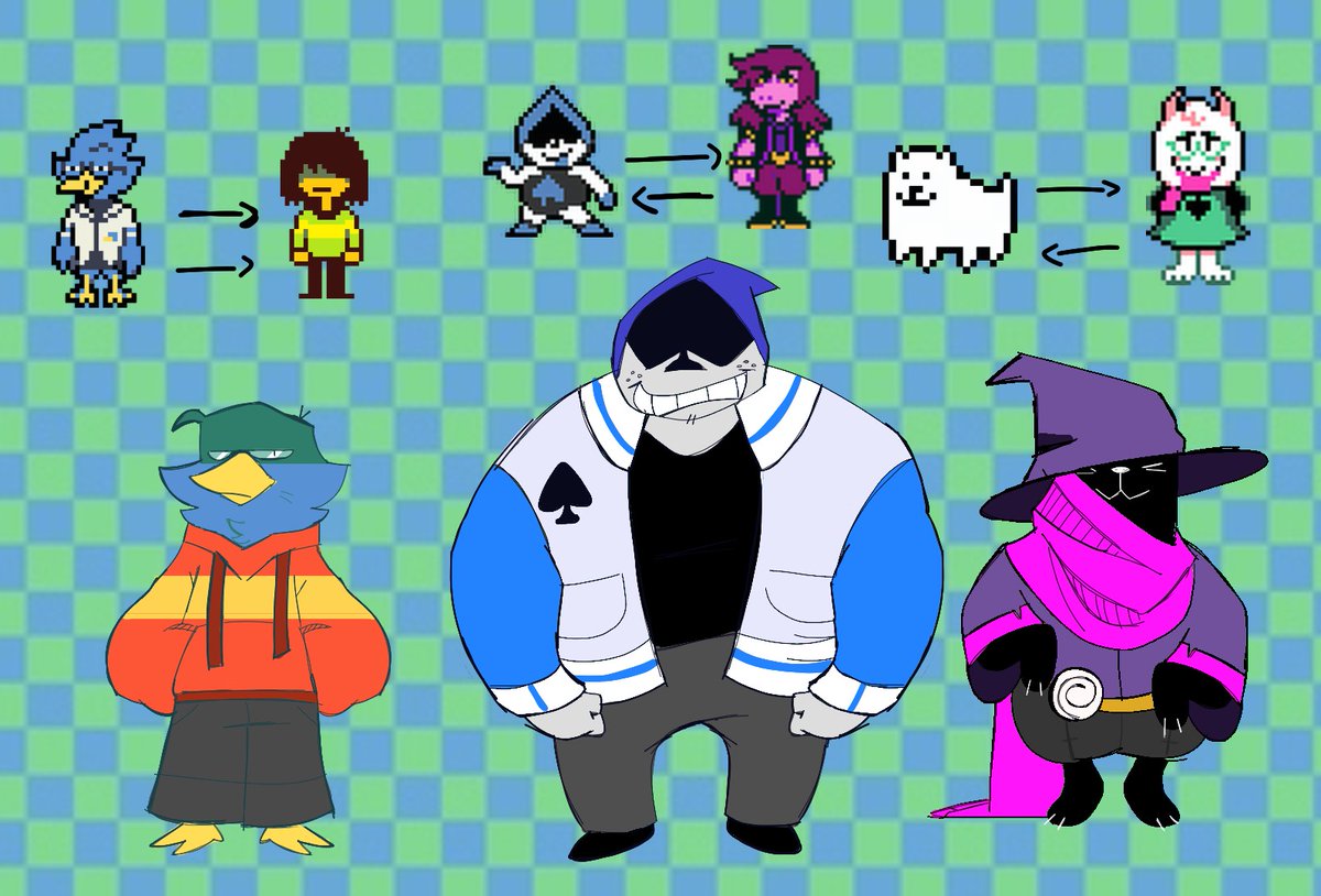 YonnieOk's tweet photo. My delta swap #Deltarune https://t.co/cDKs9b0m7A