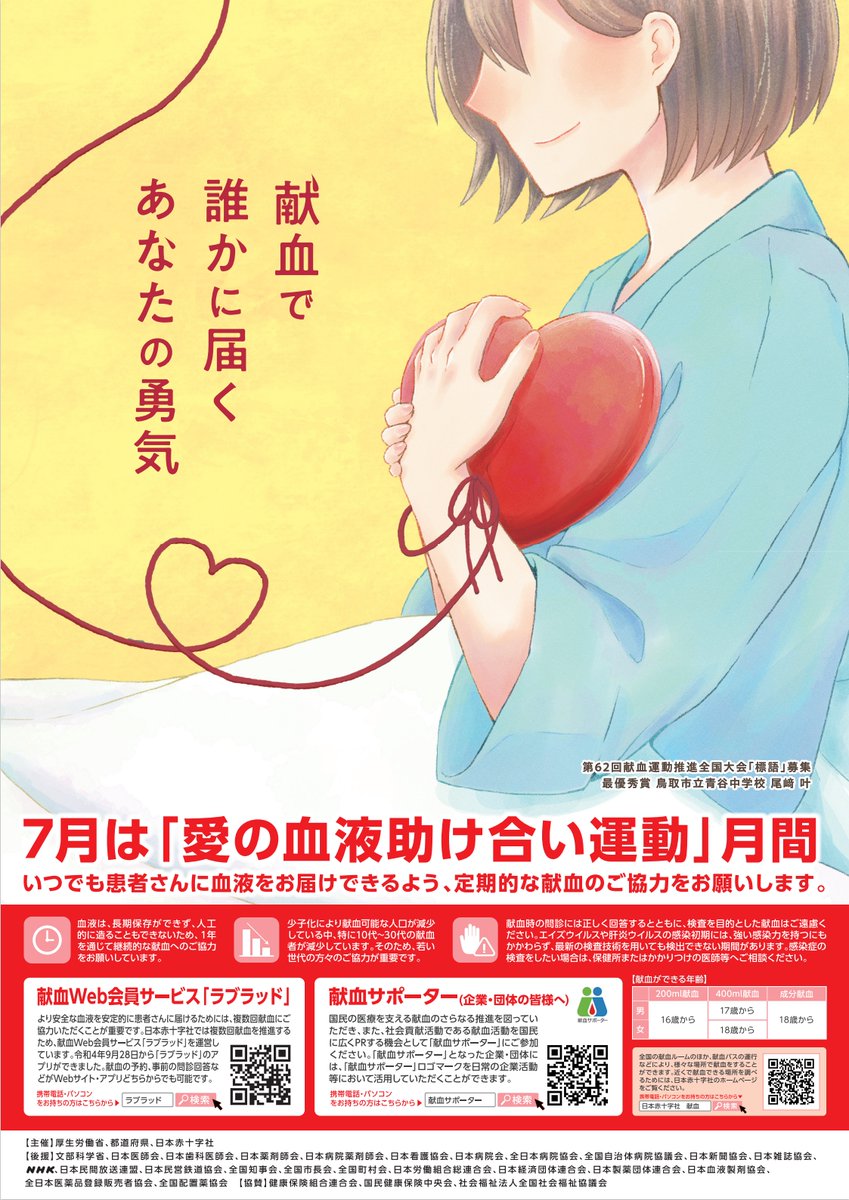 東京都内 献血ルーム限定❣ #400mL献血 事前予約キャンペーン 7月3日