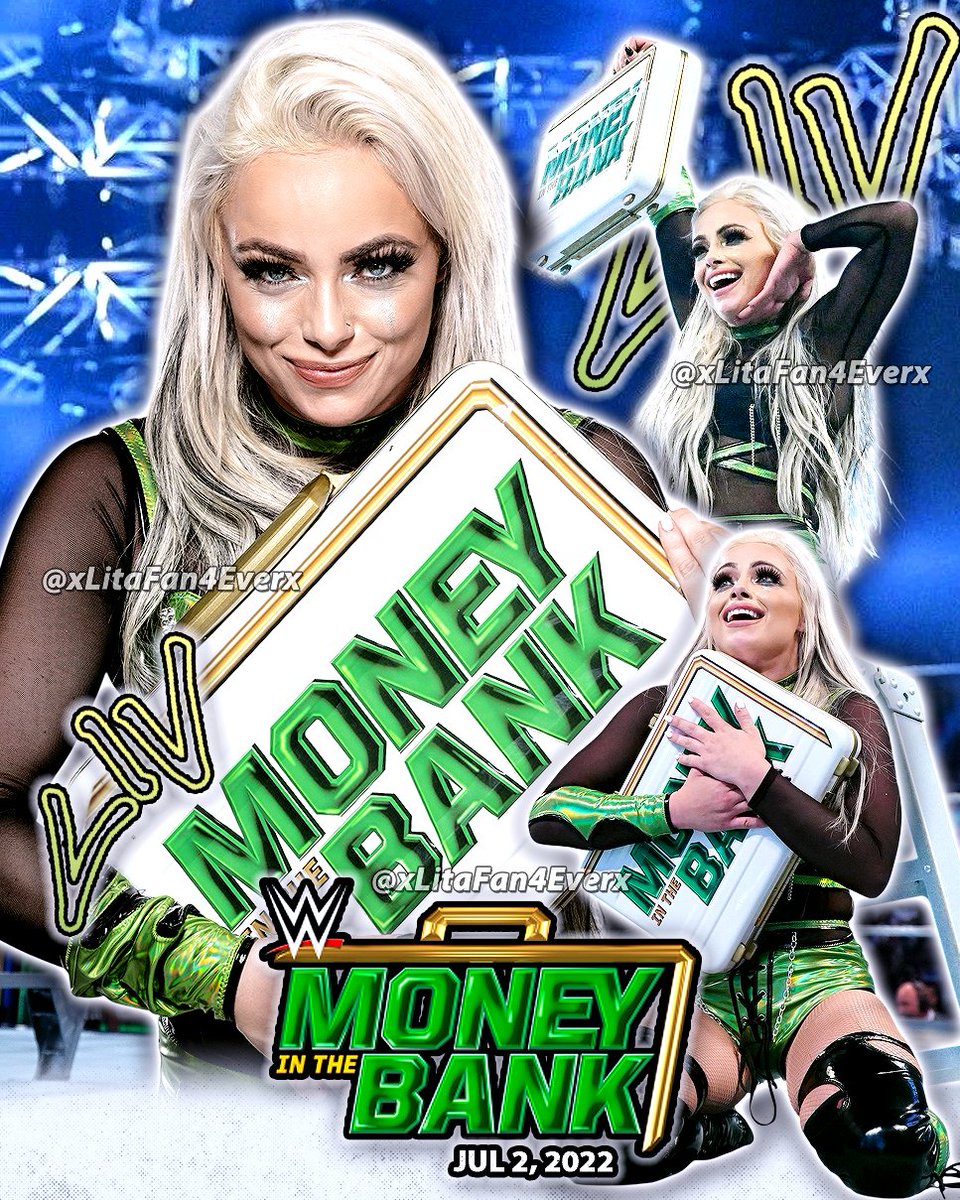 xLitaFan4Everx's tweet photo. ๐ผ๐๐ฐ LIV IN THE BANK ๐ฐ๐๐ผ
Here's my new @YaOnlyLivvOnce graphic, made to celebrate the 4th anniversary of her becoming Ms. Money In The Bank. This was such a great moment for Liv Morgan. I love how this turned out. Enjoy. ๐ผ๐๐ฐ
#WWE
#LivMorgan
#WWEMITB
#MsMITB
#WWEFanart https://t.co/lmMFF3y9hX