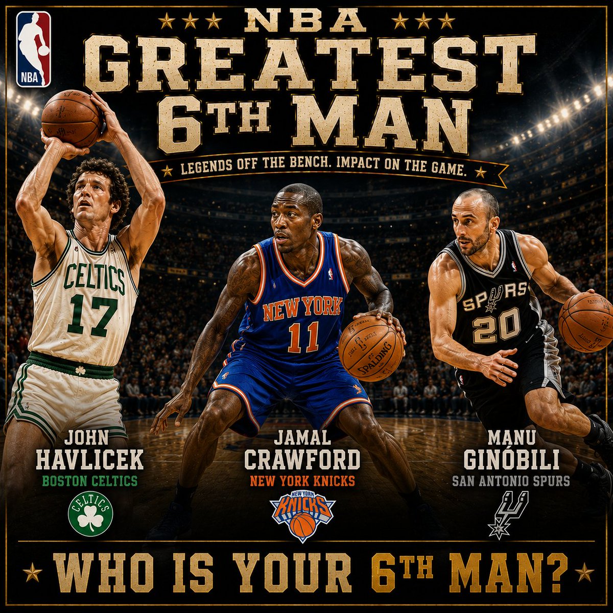 BarrySchust's tweet photo. NBA 6th Man:  Who is your favorite All TIme 6th Man? https://t.co/uxMX8TXQQv