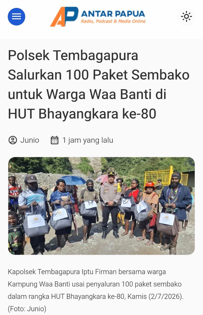 thisyourfriends's tweet photo. Dengan semangat melindungi, mengayomi, dan melayani, Polri terus berupaya hadir memberikan rasa aman dan menjadi mitra bagi masyarakat dlm menjaga ketertiban dan keamanan. Semoga pengabdian ini membawa manfaat bagi bangsa dan negara dalam perayaan penuh syukur
#HUTBhayangkara2026 https://t.co/EQUmoJVXMh