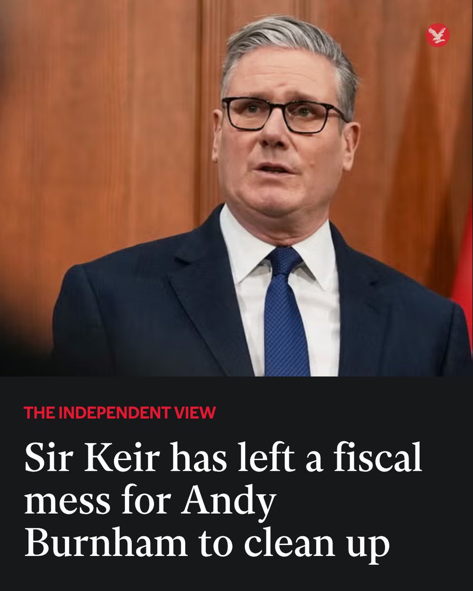 Independent's tweet photo. A £4.7bn shortfall in the Defence Investment Plan is some legacy for the PM to leave his successor to fund
Read in full: https://t.co/lKZpahVmRX https://t.co/nZmjGXLWLC