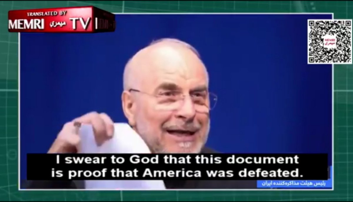 realgerhardtvdm's tweet photo. 🇮🇷 MASSIVE WAR UPDATE: 
Iranian Speaker says -
"Khamenei’s Blood Will seek justice by Liberating Jerusalem. 
America Was Defeated.
We will build a strategic partnership with China."

The West is shaking in their boots right now! https://t.co/jbodRNX70G