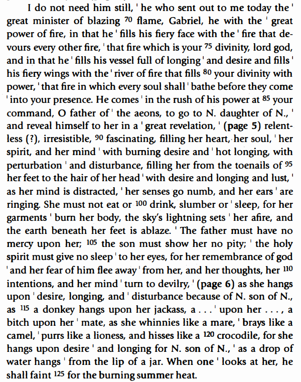 TragicExorcist's tweet photo. OBSESSION (2026) dir. Curry Barker
Heidelberg Kopt. 684: Erotic spell of Cyprian of Antioch c. 11th century https://t.co/iLR8NEwZJF