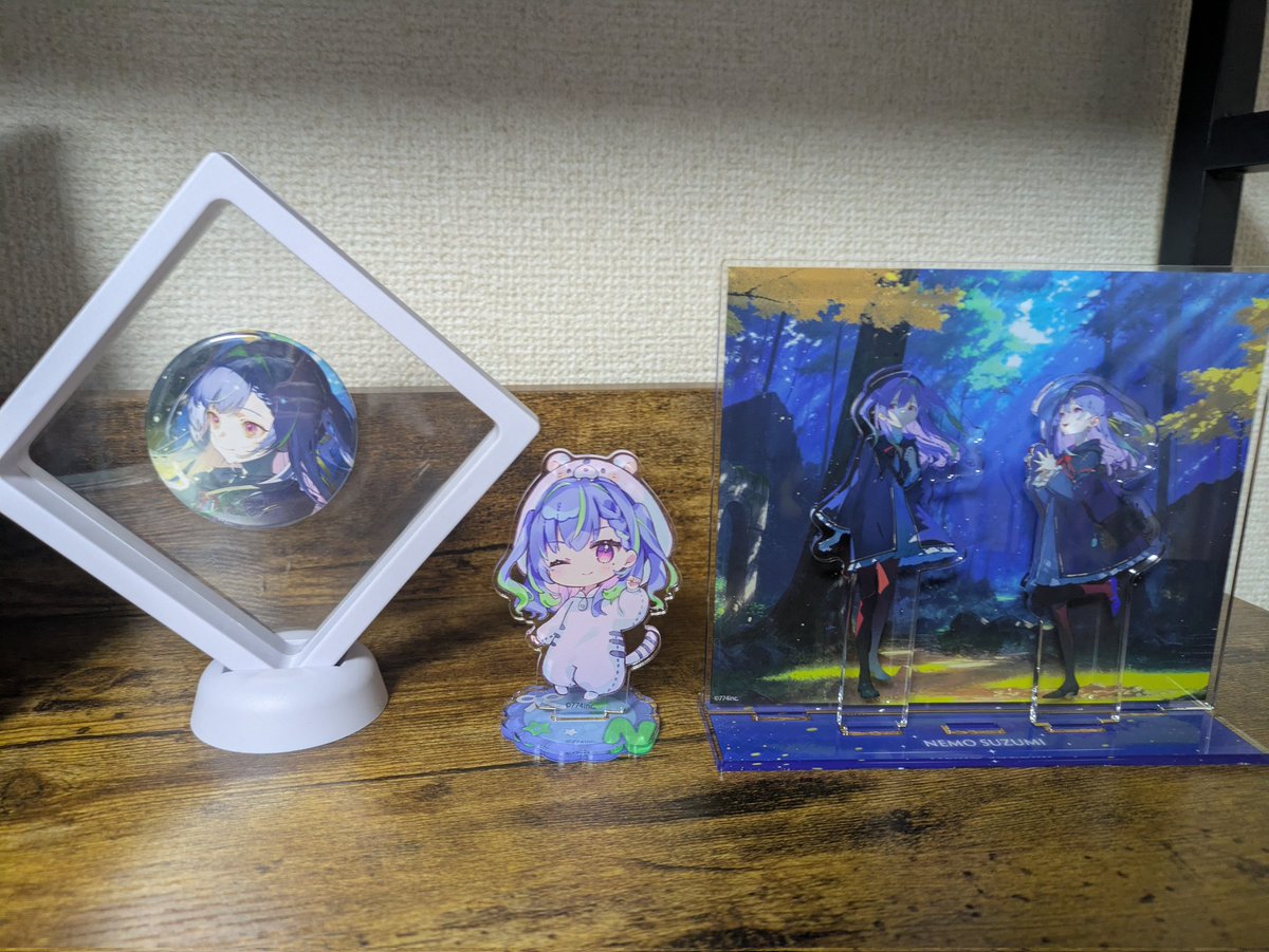 syokenktk's tweet photo. 最初で最後のネモたグッズが届いたー！
全部最高です！！
#涼海ネモ https://t.co/VPTP4T5jHi