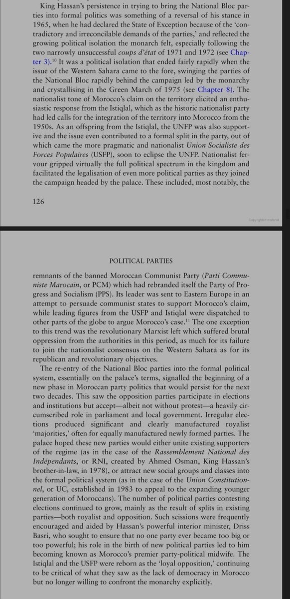 4motane's tweet photo. Hassan 2 (facing political isolation after the failed coups) used the Western Sahara issue to rally the country behind the monarchy. The conflict preserved his rule by neutralizing the opposition, at the cost of the future of the whole region.
The only victims are the people 🇲🇦🇪🇭 https://t.co/490TTfyRYz