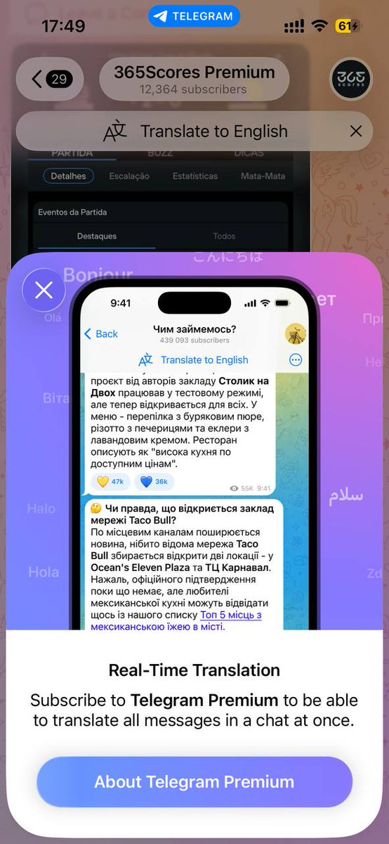 TurritOfficial's tweet photo. 西语的赛事分析频道、葡语的球迷讨论群、各种你看不懂的语言——世界杯最真实的声音都在 Telegram 里。
Turrit 实时翻译,完全免费。像当地球迷一样看世界杯。
Don't miss a moment of the action! 
#FIFAWorldCup #KickOffTimes
#世界杯 #Telegram #Turrit https://t.co/HamF6jDNfT