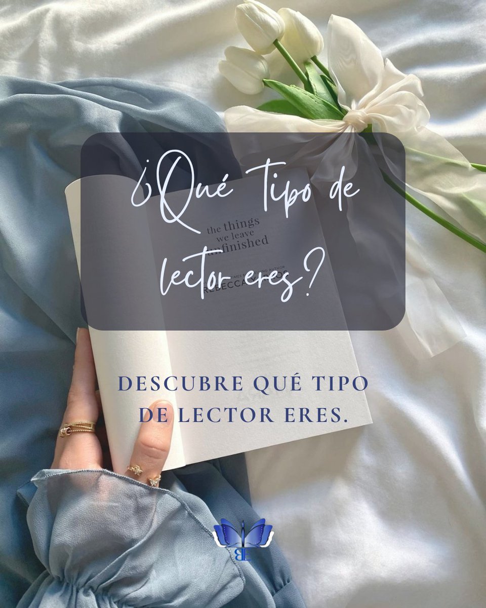 edbrisida's tweet photo. ¿𝐐𝐔É 𝐓𝐈𝐏𝐎 𝐃𝐄 𝐋𝐄𝐂𝐓𝐎𝐑 𝐄𝐑𝐄𝐒? 📖🦋

💙 𝐄𝐥 𝐥𝐞𝐜𝐭𝐨𝐫 𝐞𝐦𝐨𝐜𝐢𝐨𝐧𝐚𝐥.
🧠 𝐄𝐥 𝐥𝐞𝐜𝐭𝐨𝐫 𝐩𝐫𝐨𝐟𝐮𝐧𝐝𝐨.
���� 𝐄𝐥 𝐥𝐞𝐜𝐭𝐨𝐫 𝐞𝐱𝐩𝐥𝐨𝐫𝐚𝐝𝐨𝐫.
✨ 𝐄𝐥 𝐥𝐞𝐜𝐭𝐨𝐫 𝐭𝐫𝐚𝐧𝐬𝐟𝐨𝐫𝐦𝐚𝐝𝐨𝐫.

¡Estamos deseando conocerte mejor! https://t.co/sPk2GcBcTV