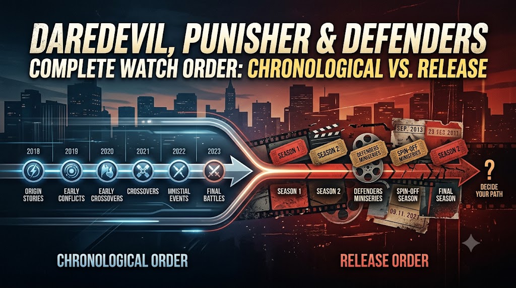 mayli97240661's tweet photo. Daredevil, Punisher &amp; Defenders Complete Watch Order: Chronological vs. Release https://t.co/w46hP63SRf https://t.co/y7bG4YaYJ2