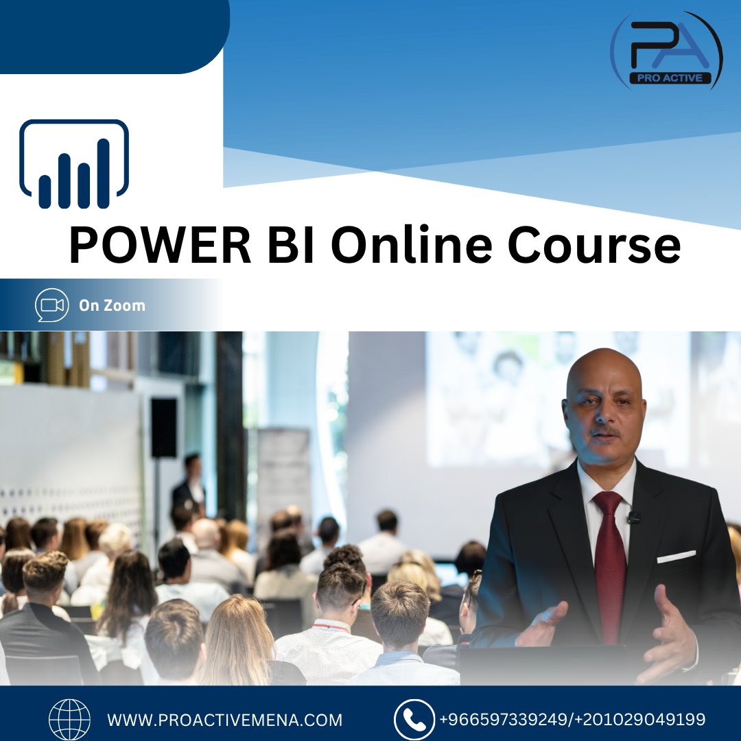 proactivepmp's tweet photo. 🚀 حوّل بياناتك إلى قرارات مع Power BI
تعلّم بناء Dashboards تفاعلية، تقارير احترافية، Data Modeling، وDAX لتحليل البيانات وعرضها بوضوح.
🎁 خصم لفترة محدودة
📌 المقاعد محدودة
🔗 التسجيل: https://t.co/S043cGr1CT
📱 واتساب: https://t.co/dLlQlAHM7i

#PowerBI #DataAnalysis #السعودية https://t.co/AG0URfuz2Z