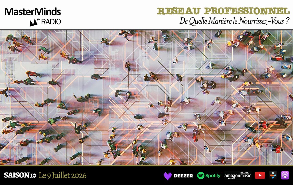 MasterMINDERent's tweet photo. J-7 avant l'épisode 2026 de #MASTERMINDS- le programme #business & #lifestyle de #MMRadio, avec la participation de tous les invités des émissions de la Saison 13
🎧 le 09/07 dès 12h
➡️ Pour être notifiés
https://t.co/GYDZp7YxZH
#Networking #Reseautage
#MasterMINDERent
#Societe https://t.co/waJNMdAqB1