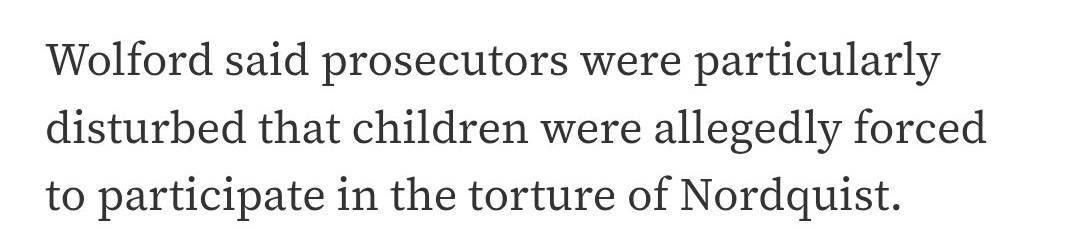 BadWritingTakes's tweet photo. A "Gender Critical" tortured a trans man for a month and forced children to do it too.

Imagine if the media treated the actual actions of the GC cult with as much interest as their own fantasies of what a trans person might do https://t.co/VRghzb8nYK