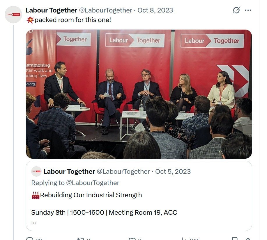 _i0n's tweet photo. Burnham claims to despise Mandelson, but his new chief of staff, James Purnell, is so close to Mandelson that Mandelson himself called him "one of my boys." And Josh Simons, who is tipped for a top role under Burnham, hosted Mandelson at a Labour Together event in 2023 https://t.co/ynLpUCeUiF