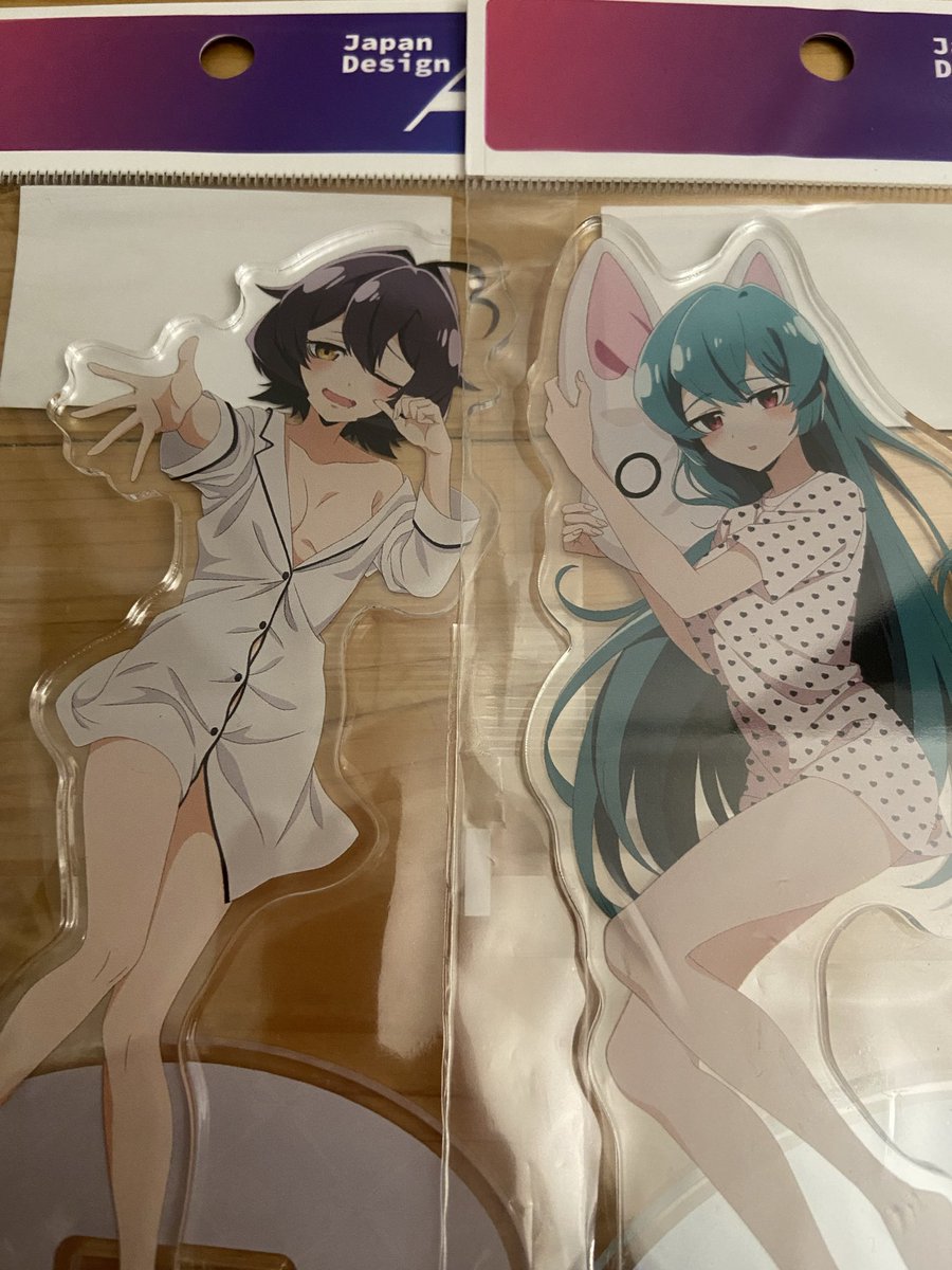 daremonai00's tweet photo. 小夜とうてなのパジャマグッズ届いた！！

すごい嬉しい！やっぱり3人組のグッズってありがたい！！🩵🦇🥰 https://t.co/g1rAMt0HIK
