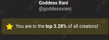 GoddessxRani's tweet photo. Who's going to be a g**d boy and get me back me to the top 1% on LF? Come play... 🫦 https://t.co/XGb41xope4