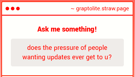 graptoliite's tweet photo. not really :] i like that people are as excited about new chapters as i am https://t.co/1daeqzGeAm