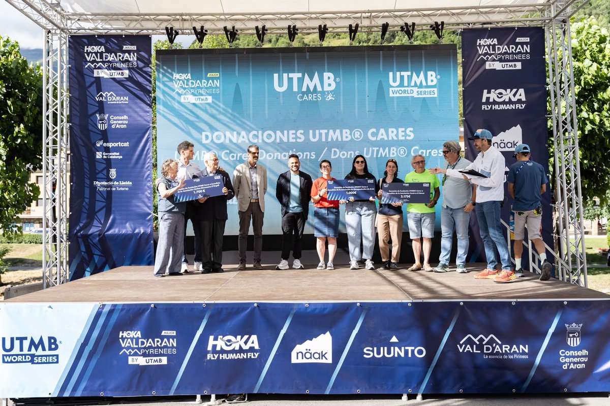 esportcat's tweet photo. El SG @abelgama77 assisteix a la presentació oficial de les curses HOKA Val d'Aran by UTMB, una cita de referència del trail running internacional 🏔️

Un esdeveniment que projecta el Pirineu i Catalunya al món i promou el turisme esportiu 🏃‍♂️

#esportcat https://t.co/Yi5kDaWDfD