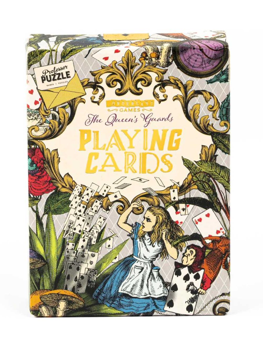 LogicaGiochi's tweet photo. Se vi piace giocare con le carte, nella sezione saldi estivi del nostro sito ne abbiamo una versione ispirata ad Alice nel Paese delle Meraviglie.
Scegliete voi se preferite la taglia normale o quella extra large ♠️♣️♥️♦️
https://t.co/wVomWTi0ed https://t.co/rCALDlbPo8