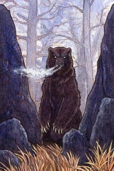 pmamtraveller's tweet photo. "Cold Woodland Morning," by artist Emma Lazauski https://t.co/1zhWRa0G4d