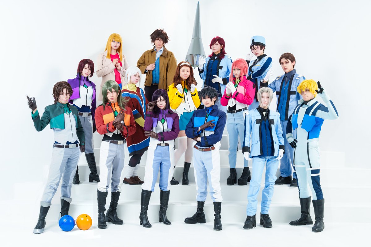 mesacos13's tweet photo. #劇場版00大型併せ0607
cosplay

　　　　　 劇場版 機動戦士ガンダム00 
　　　　 -A wakening of the Trailblazer-

photo.@M_Schmitt1 https://t.co/FlvhkSCdXR