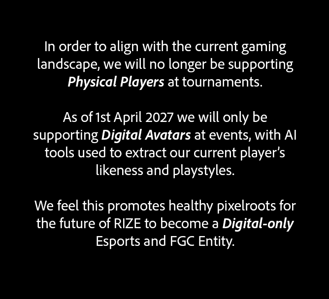 RizeGamingPro's tweet photo. A digital statement. https://t.co/LVpi3CQHJD