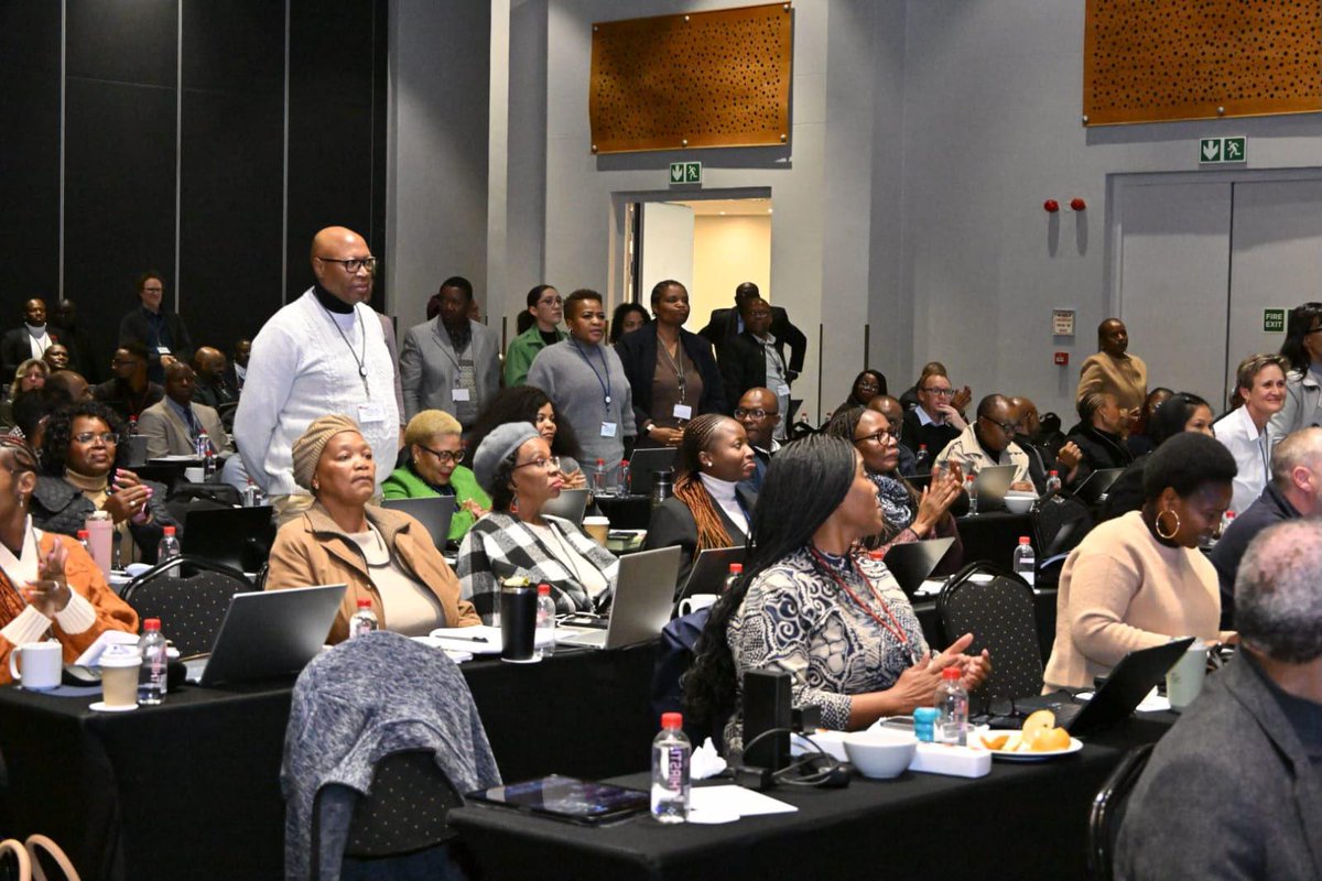 unisa's tweet photo. The #UnisaPVCSummit2026, held under the theme, "Propelling Unisa towards enhanced local and global performance through critical interrogation of successes and institutional fault lines," builds on the outcomes of the February 2026 Principal & Vice-Chancellor's Lekgotla. 

Over the next three days, delegates will engage in evidence-based discussions on institutional performance, academic excellence, research, digital transformation, financial sustainability, and governance, while identifying practical actions to strengthen implementation of the 2026–2030 Strategic Plan and contribute to the development of the Unisa 2065 Strategy in support of the university's vision of "Reclaiming Africa's Intellectual Futures into the Next 150 Years and Beyond." 

#Unisa150andBeyond