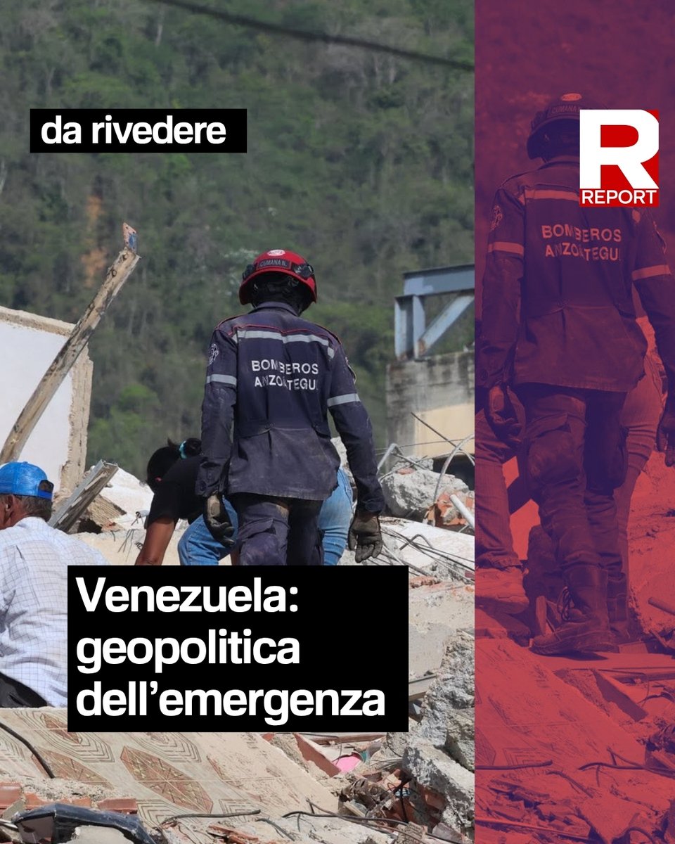 reportrai3's tweet photo. Ufficialmente la missione serve a riaprire il porto e portare aiuti essenziali alle zone colpite dal terremoto. Ma cresce il sospetto che dietro l'operazione umanitaria si nasconda l'intenzione di restare: gli Stati Uniti sono arrivati in forze a La Guaira e Caracas, Venezuela. Oltre 130 marines, una nave d'assalto anfibia ancorata al largo della costa e più di 250 soccorritori.
Il Dipartimento di Stato americano ha inoltre annunciato di aver portato il proprio contributo economico all'emergenza a 300 milioni di dollari. L'intervento arriva in un momento delicato dei rapporti tra i due Paesi, a poche settimane dalla cattura dell'ex presidente Nicolás Maduro.
Dei delicati rapporti geopolitici avevamo parlato nell’inchiesta “Il cartello di Trump” di Daniele Autieri