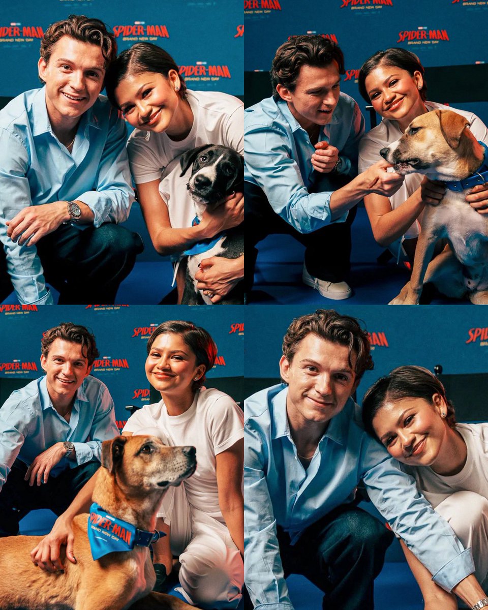 _filmcrave's tweet photo. Tom Holland and Zendaya for ‘SPIDER-MAN: BRAND NEW DAY’ press. 📷 https://t.co/NW4548njqr