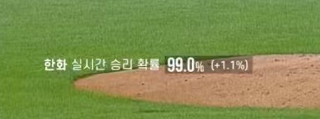 positiveyagu's tweet photo. 2회말인데 승리확률 99% x발 https://t.co/QFnTiFetcM