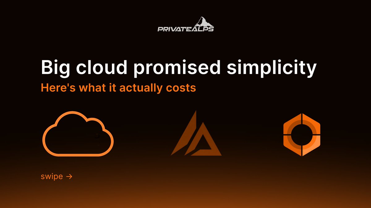 PrivateAIps's tweet photo. At a certain point, big cloud's defaults become constraints - vendor access baked in, terms that shift mid-contract, pricing that scales on their schedule.

Swipe through to see why operators are moving off - and whether it's time to do the same 👇
https://t.co/87S7SoBKOm 🔐

#Infrastructure #OffshoreHosting #HostingSolutions #Privacy