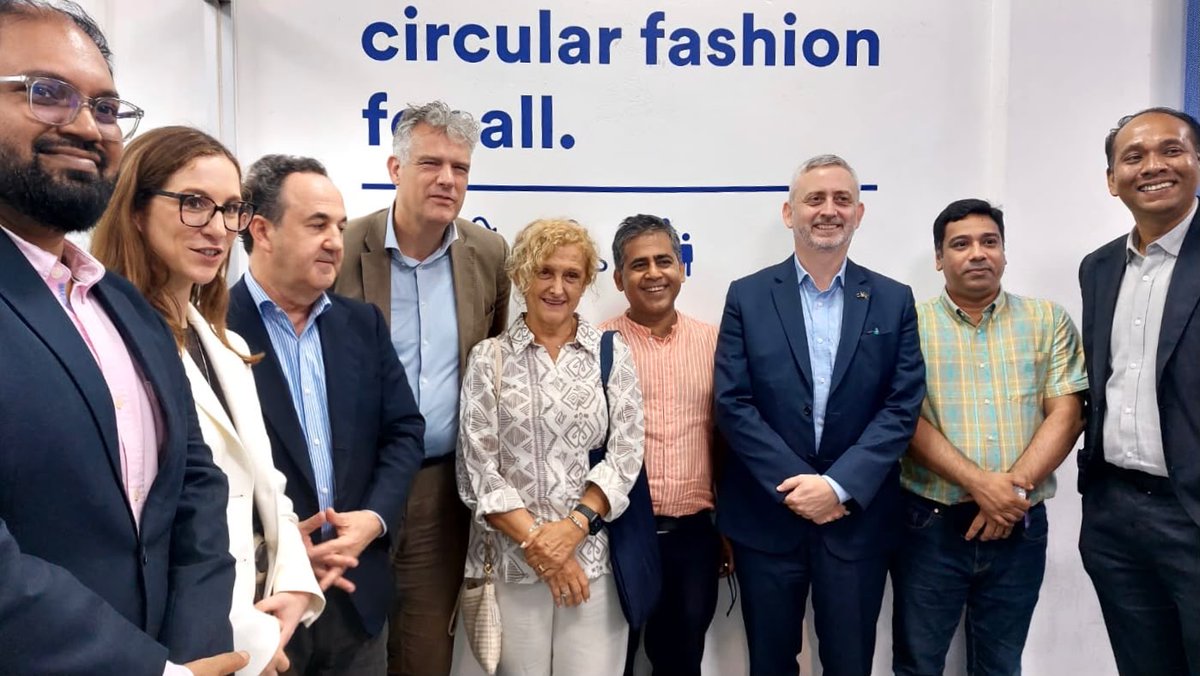 EUinBangladesh's tweet photo. Team Europe on the road! This week, the Ambassadors of the Netherlands, Spain and the European Union, accompanied by EuroCham President Nuria Lopez, visited Narayanganj to see innovation, investment and industrial upgrading for themselves.

From the massive KSBL shipyards, to DEW the oldest dockyard in Bangladesh, to the highly innovative, game-changing Recover™ facility, three companies demonstrating the potential for economic diversification, high value added production and accelerated growth in Bangladesh.

What impressed:

· The strength of European technology and expertise, helping scale up circular approaches and generate jobs and prosperity.
· European investment teaming up with Bangladeshi entrepreneurial spirit to create winning partnerships.
· The enormous potential of economic and export diversification beyond textiles and garments.

And there was even time for an appreciation of local cultural heritage!

@EuroChamBD @eu_eeas 

#EuropeanUnion #EU_in_Bangladesh #industrialupgrading #diversification