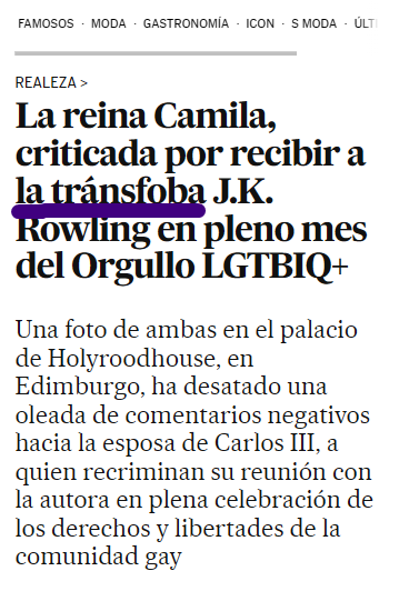 generoenaccion's tweet photo. Últimamente me da pereza analizar titulares porque es un no parar pero este "la tránsfoba" bien merece una parada porque no hay por dónde cogerlo.
¿Debe un periódico utilizar insultos o etiquetas morales como hechos objetivos en sus titulares? 🧵 https://t.co/iiuqFTaeRD
