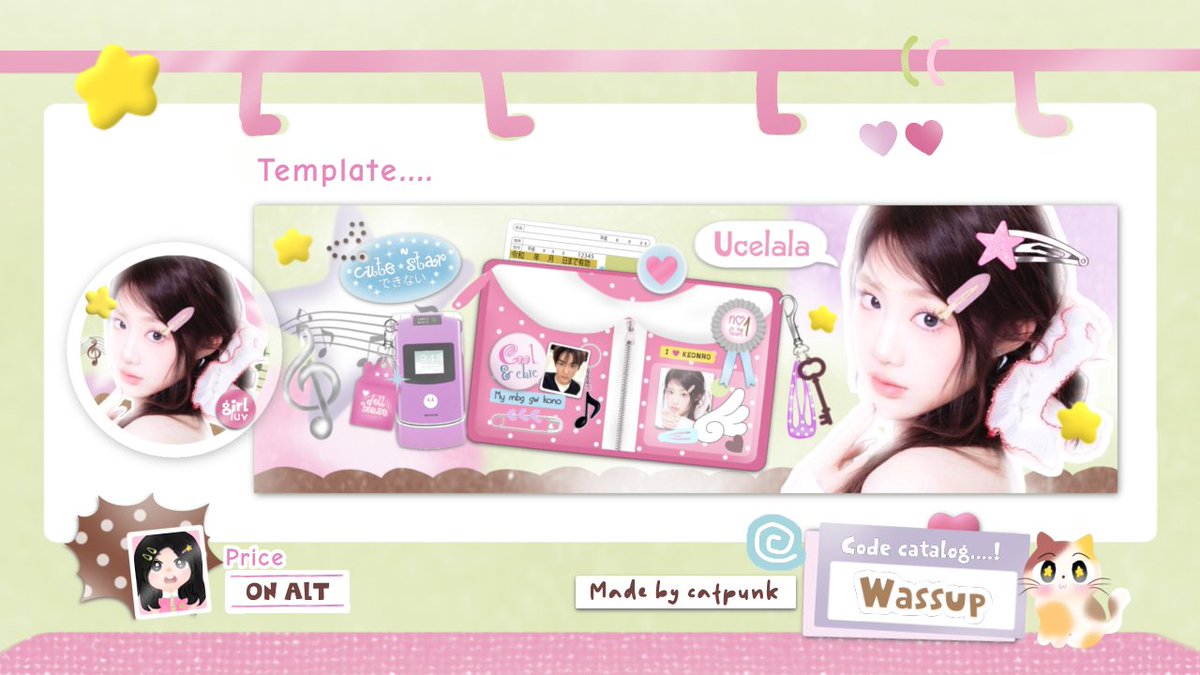 _miwy's tweet photo. help rt thank you <33

Haii aku bawa 2 template layout nyimutt yg bisa di take skrng 🥹 price on ALT ( file ipv ) don't forget to read my tnc, yuu jajan yuu 💗

#bealanja https://t.co/PfzjuhqdZB