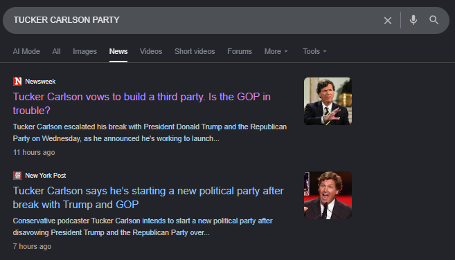 NED1576307's tweet photo. Tucker Carlson is creating a third American party and going to run for president?

This is going to be massive news 

How do we not have a coin for this?

https://t.co/sjamb4MCbX

https://t.co/FM0XInvIao

https://t.co/1bHTMzWyIp https://t.co/4RvnjzdkxA